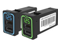 まるで純正！ 空きスイッチパネルに取り付けるUSBポートチャージャーにトヨタ車用が登場 画像