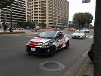 ラリーカーが名古屋都心をパレード、新城ラリーPR 2月19日 画像