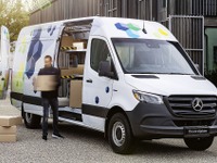 メルセデスベンツの新型商用EV、航続400km…『eスプリンター』新型を欧州発表 画像