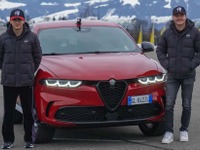 アルファロメオ『トナーレ』PHEV、F1ドライバーがテスト…今春欧州発売へ 画像