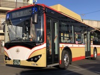 東京都初の大型EV路線バス、西東京バスが3月上旬より運行開始 画像