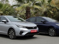 ホンダの小型ハイブリッドセダン『シティ』に改良新型、燃費は27.1km/リットル…インド発表 画像