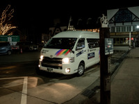 インバウンド観光客の地域内移動をどうする？ 長野県白馬村のオンデマンド乗合タクシー実験 画像