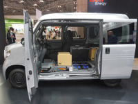 N-VANをEVにコンバート、交換式バッテリーで約75km航続可能…スマートグリッドEXPO 2023 画像