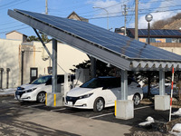 太陽光発電活用の電動車シェアリング「NISSAN e-シェアモビ」ステーション、北海道に開設 画像