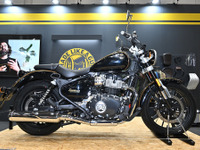 ロイヤルエンフィールド『スーパーメテオ650』を日本初公開、導入は6月以降…東京モーターサイクルショー2023 画像