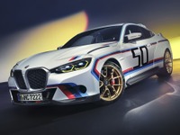 復活のBMW『3.0 CSL』、560馬力ツインターボ搭載…伊クラシックカーイベント出展へ 画像