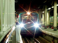 上野駅で「リゾートしらかみ『ブナ編成』」展示中 画像