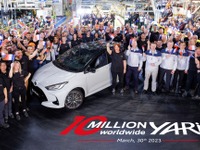 トヨタ ヤリス、世界販売1000万台目は「GRスポーツ」 画像