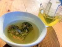 ハートのお茶×土山たぬき、土山SAの週末マルシェで販売 画像