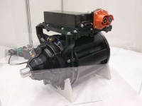 真っ黒いeアクスル? 正体はオール樹脂ハウジング…INTERMOLD 2023 画像