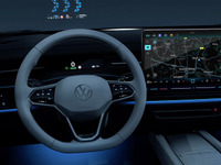 VWの新型EVセダン『ID.7』、内装の映像を先行公開---実車は間もなく発表へ 画像