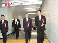 上野中央通り地下通路完成…周辺8駅を傘を差さずに 画像