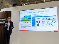 ボッシュ社長「FCEVは大型車中心に」、定置用燃料電池の開発も進める…人とくるまのテクノロジー展2023 画像