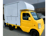 軽トラ積載用キッチンカーシェル「TwinX」、バンクベッド曲線仕様タイプ発売へ 画像