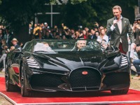 ブガッティの究極のロードスター、最高速420km/hの『ミストラル』…ヴィラデステ2023 画像