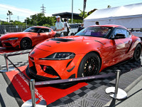鮮やかなオレンジが眩しい、台数限定のGRスープラを展示…SUPER GT 第3戦 画像