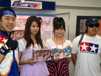 タミヤ、ミニ四駆イベントに アイドリング!!! が参加 画像