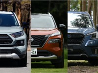 【RAV4 vs エクストレイル vs フォレスター 比較】人気の国産SUV 3車種の魅力を探る！ 画像
