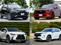 【ハリアー vs レクサスNX vs CX-60 vs アウトランダー 比較】上質感あふれるSUVを4車種 画像