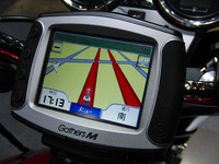 【東京モーターサイクルショー09】ホンダはバイクへのナビ搭載をアピール 画像