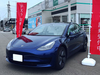 テスラ モデル3をSSで試乗・充電、EV向けモビリティサービス拠点の事業検証を北陸で開始 画像