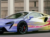 マクラーレンの電動スーパーカー『アルトゥーラ』、1台限りのアートカーを発表 画像