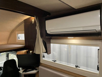 猛暑でも快適車中泊、家庭用エアコン搭載車を導入…大阪キャンピングカーレンタルセンター 画像