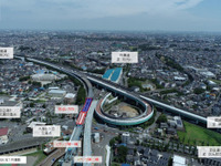 ランプ閉鎖：外環道＆関越道・大泉IC…橋りょう架設　9月から7回 画像