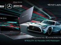 スポーツカーのようなゲーミングノートPC登場、MSIとメルセデスAMGがコラボ 画像