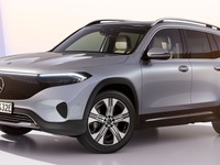 メルセデスベンツの3列シート小型電動SUV『EQB』、航続536kmに拡大…改良新型を発表 画像