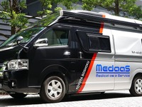 1台で多様な医療サービスを提供、トヨタ紡織が車内空間技術を開発 画像