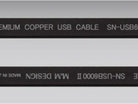 エムアンドエムデザインからハイエンドオーディオ用USBケーブル「SN-USB6000Ⅱ」が新発売 画像