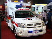 【バンコクモーターショー09】妙にカッコイイ…ハイラックス 救急車 画像