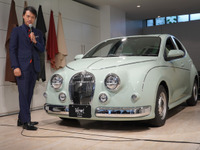 光岡 ビュートストーリー がハッチバックになった理由…青木デザイナー「令和風に変化」だが 画像