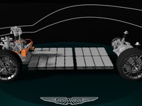 アストンマーティンの次世代高性能EV、車台のイメージスケッチ公開…2025年の発売めざす 画像