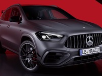 メルセデスベンツ『GLA』に頂点「AMG 45」、421馬力ターボ搭載…改良新型を欧州発表 画像