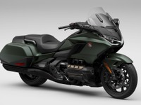 ホンダ二輪の高級ツアラー『ゴールドウイング』2024年型に新色…マットアーマードグリーンメタリック 画像