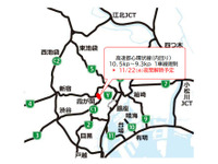 首都高 都心環状線内回りの交通規制解除へ　11月22日夜間から 画像