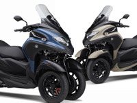 ヤマハの3輪バイク『トリシティ300』が初のマイチェン、グラフィック一新で排ガス規制に適合 画像