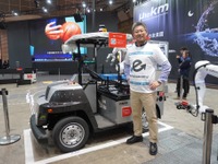 イブ・オートノミー、国際ロボット展で自動搬送車両「eve auto」を披露 画像