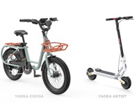 ヤデアが電動キックスクーターと電動アシスト自転車を発表…CES 2024 画像