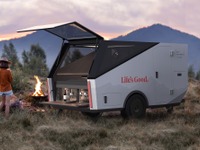 家電満載のキャンピングトレーラー『Bon Voyage』、LGエレクトロニクスが提案…CES 2024 画像