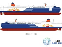 商船三井さんふらわあ新造フェリーの船体デザインが決定、首都圏-北海道航路に就航へ 画像