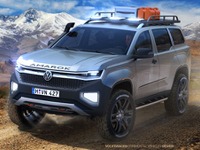 VWの新型SUV、イメージスケッチ公開…ピックアップトラックがベース 画像