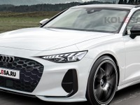 アウディの新生『A7アバント』市販デザインはこうなる！ フロントマスクが大胆進化 画像
