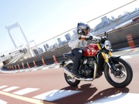 【トライアンフ スピード400 試乗】軽量、軽快！老若男女にオススメできる、都会派400cc…佐川健太郎 画像