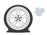 いつタイヤ点検しましたか？ 10年で10万件増のタイヤトラブル 画像