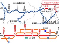 中央道・高井戸～八王子間で車線規制　5月7-26日 画像