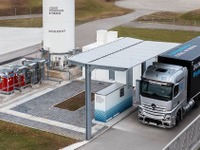 水素補給の新標準、10分で1000km以上の走行が可能…ダイムラートラックが共同開発 画像